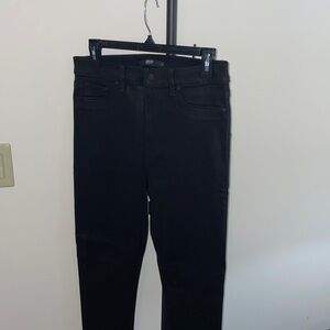 Hudson Barbara black coated jeans NWT